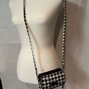 Vera Bradley Black and White Crossbody Bag